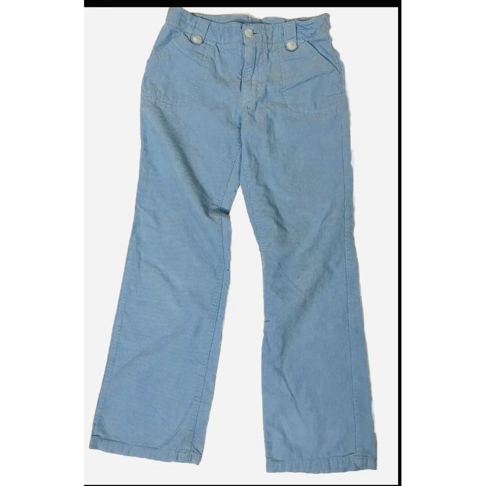 Lilly‎ Pulitzer Girls Pants  blue size 7 corduroy pockets